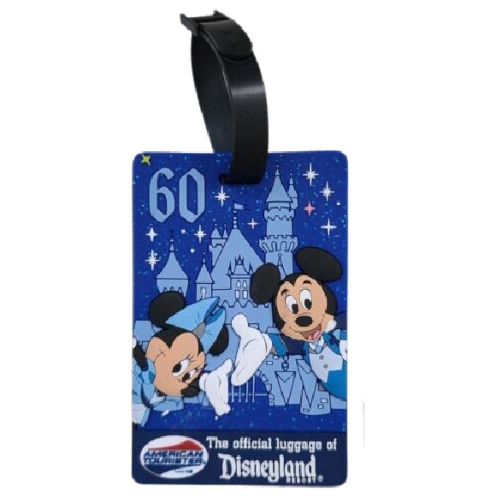 Disneyland 60th Anniversary Luggage Tags - Set of 2